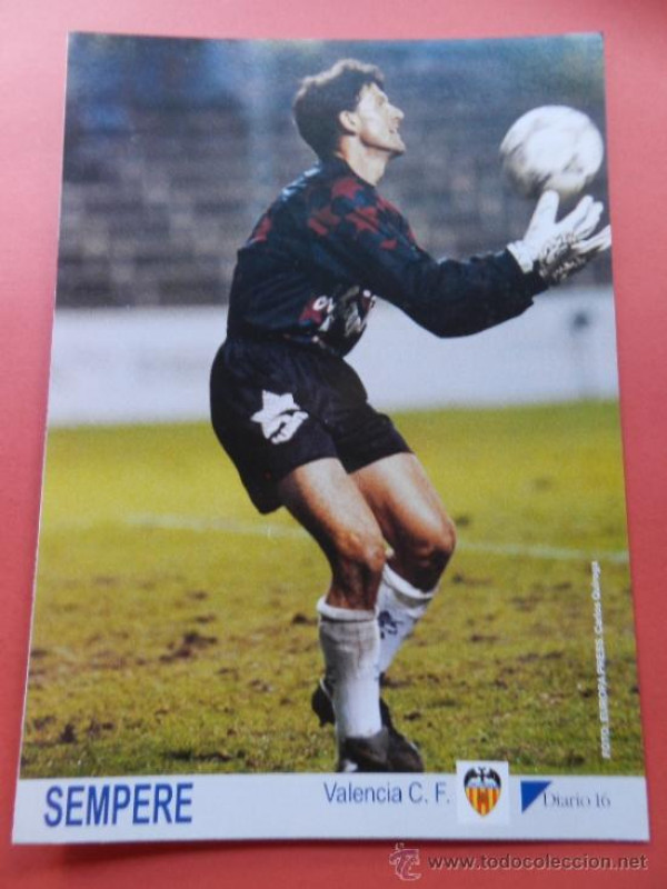 Equipación de portero de Valencia 93-94