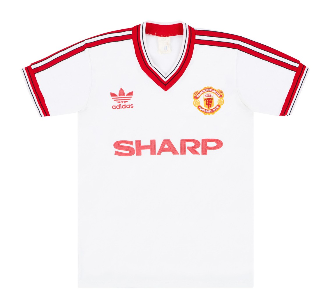 Segunda equipación de Manchester United 86-87