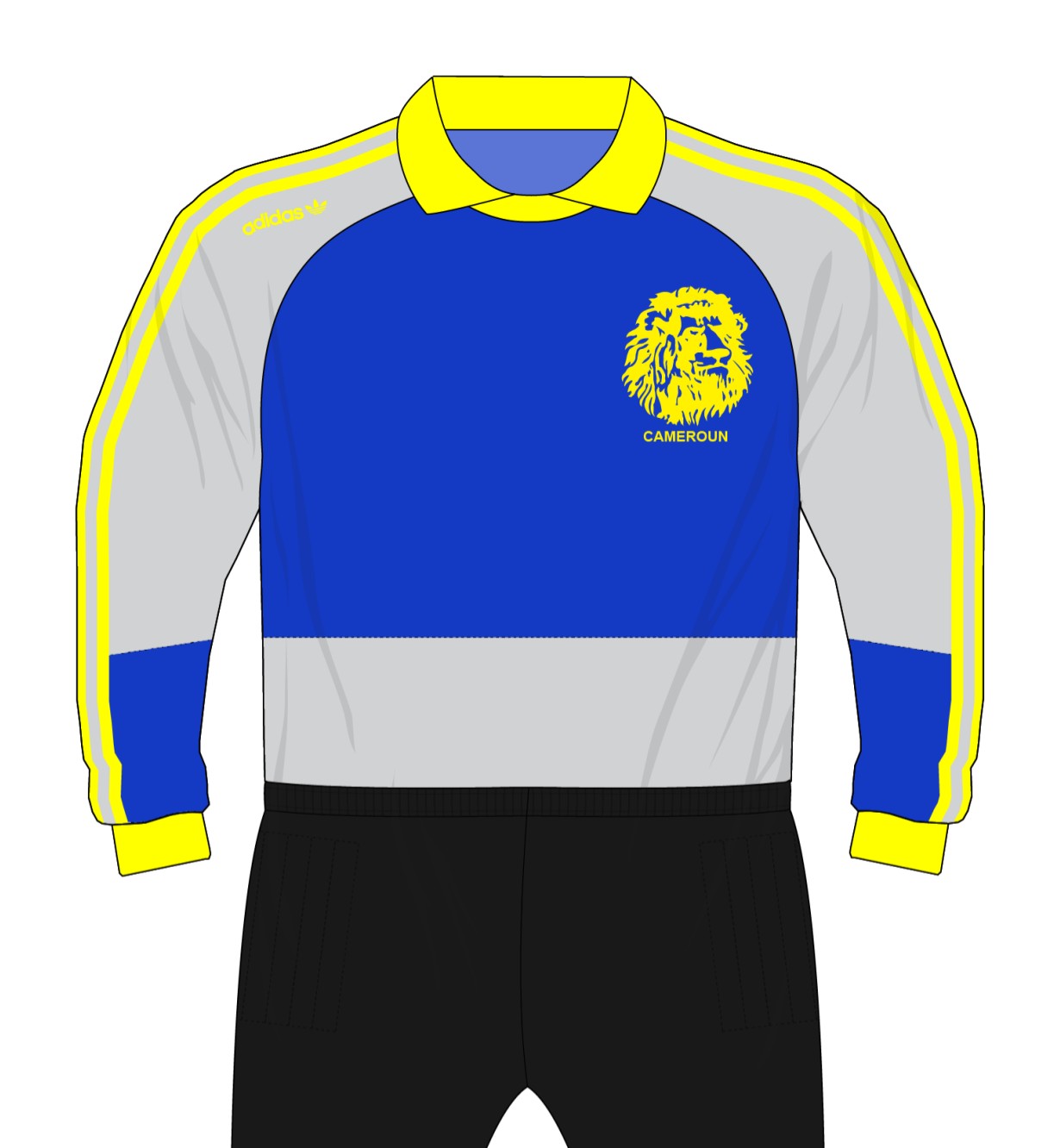 Equipación de portero de Camerún 1990