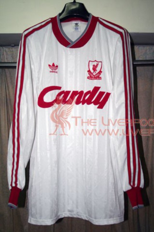 Tercera equipación de LiverpoolFC 88-89