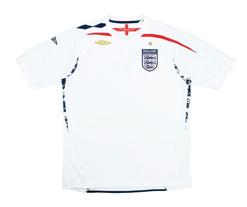 Primera equipación de Inglaterra 2008