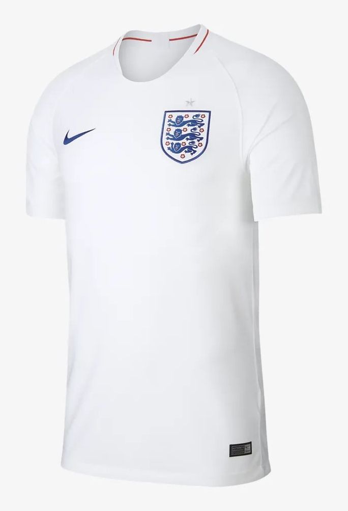 Primera equipación de Inglaterra 2018