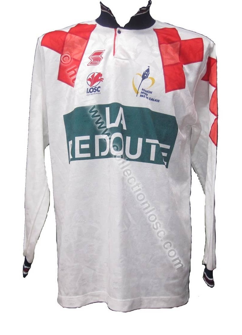 Primera equipación de Lille 94-95