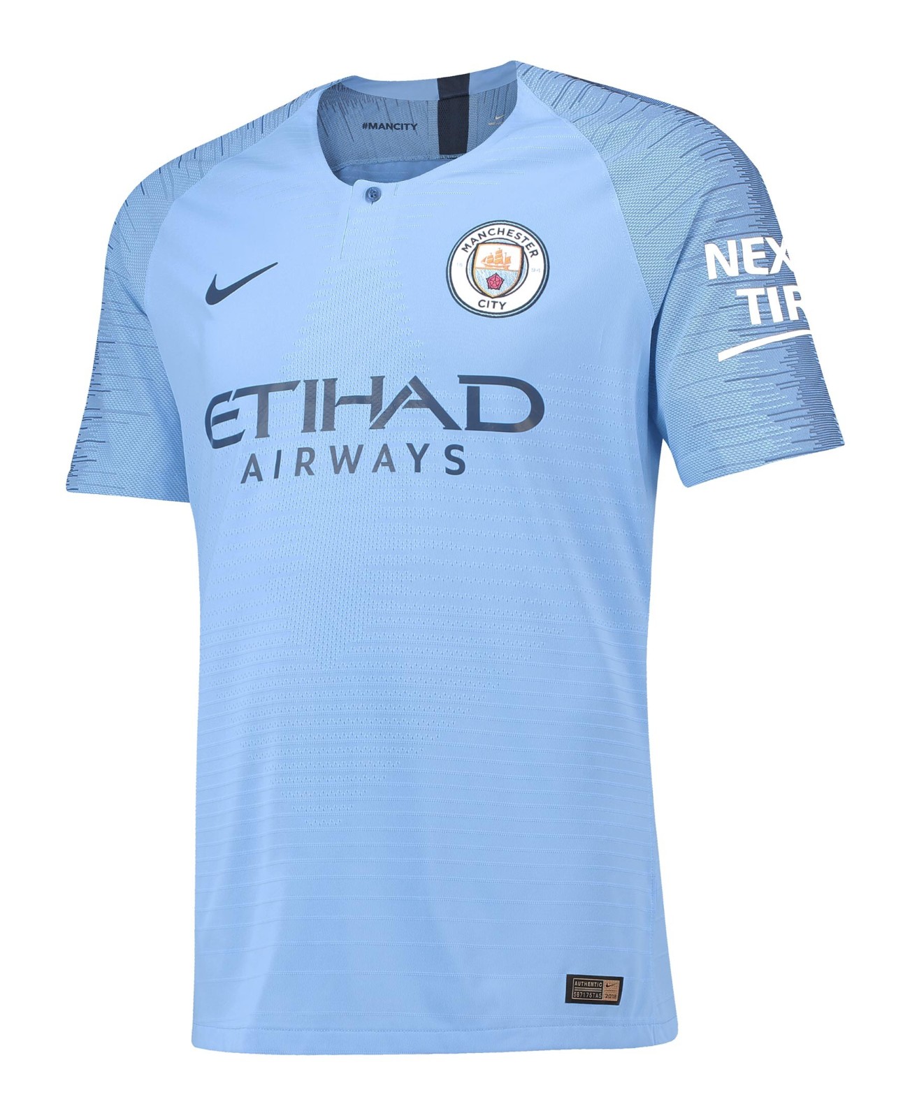 Primera equipación de Man City 18-19