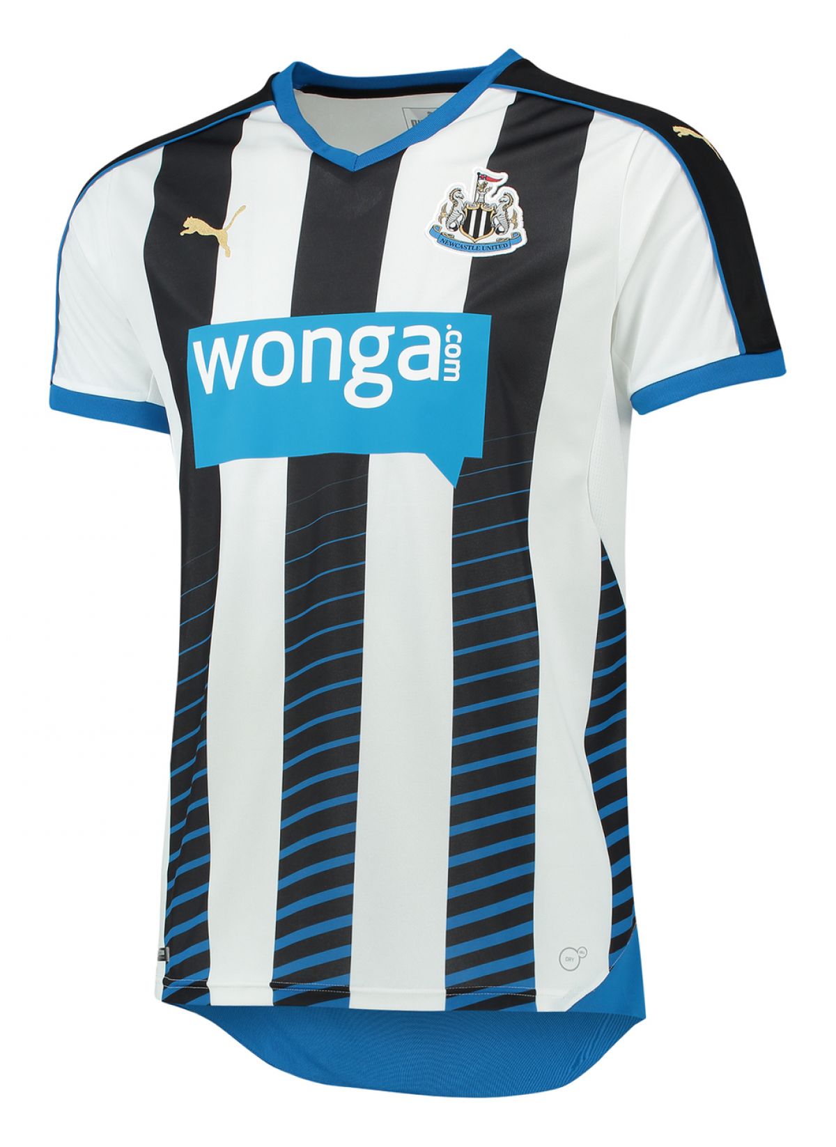 Primera equipación de Newcastle 15-16