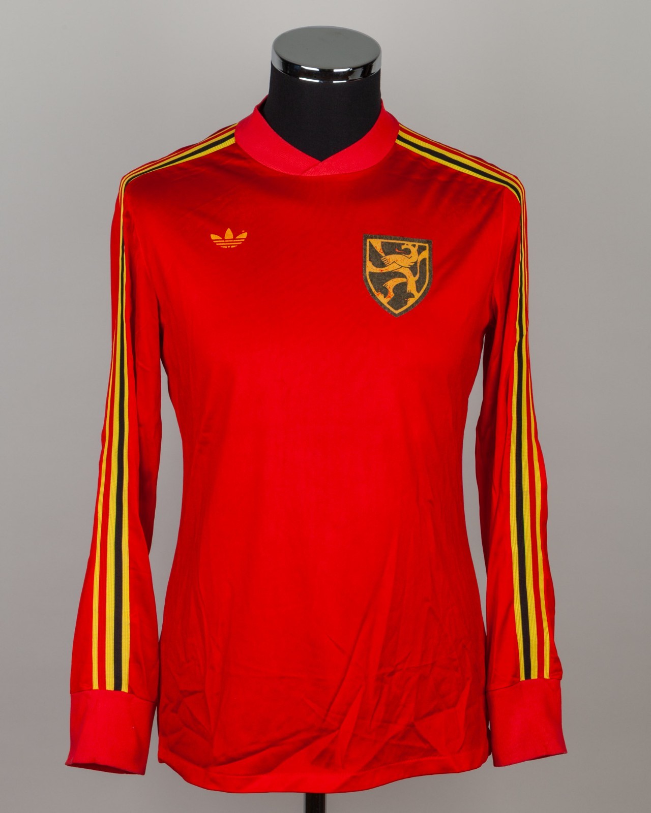Primera equipación de Bélgica 1980