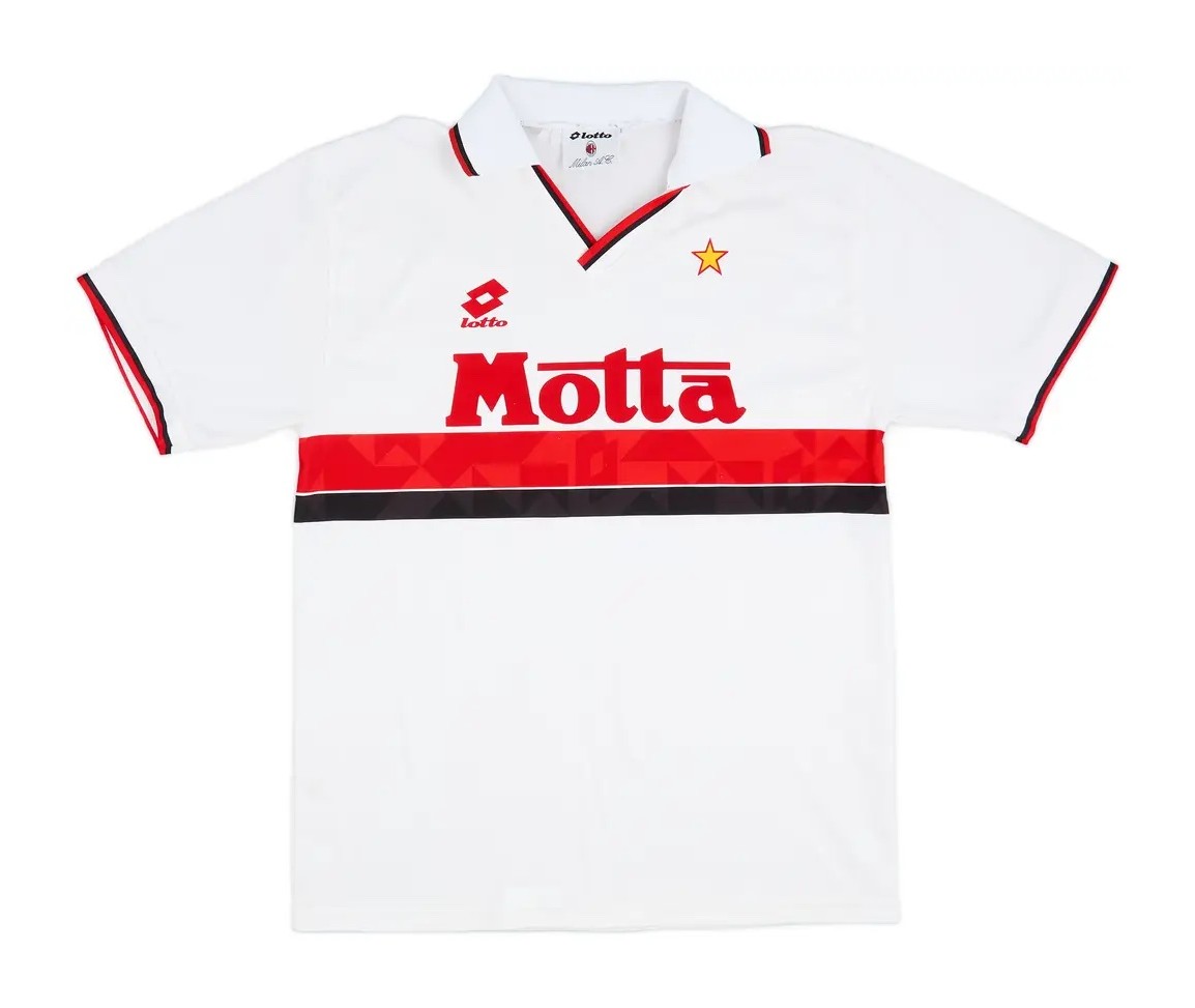 Segunda equipación de Milan 93-94