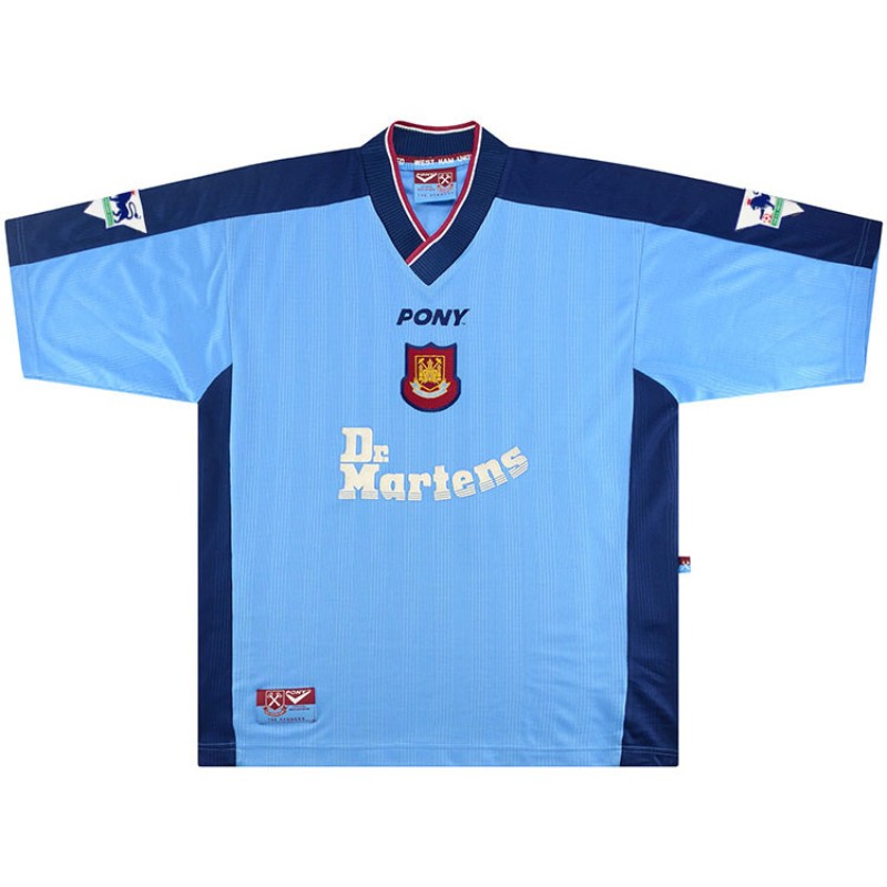 Tercera equipación de West Ham United 98-99