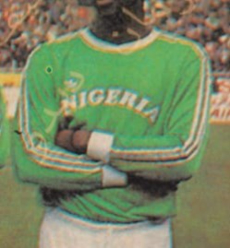 Primera equipación de Nigeria 1990