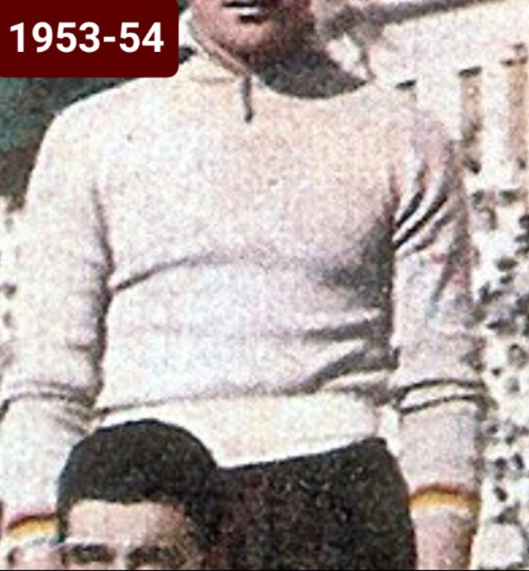 Equipación de portero de Roma 53-54