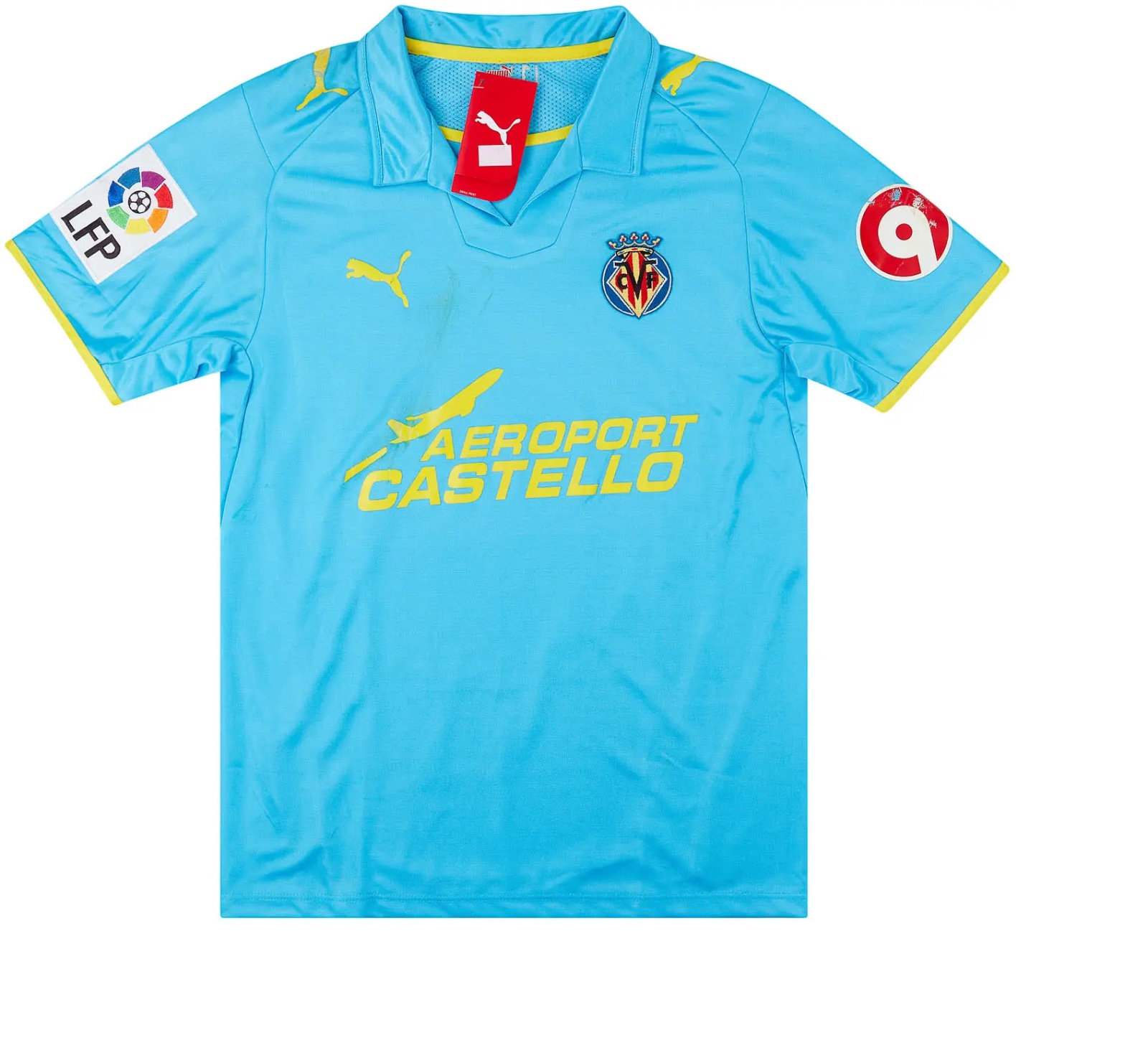 Segunda equipación de Villarreal 08-09