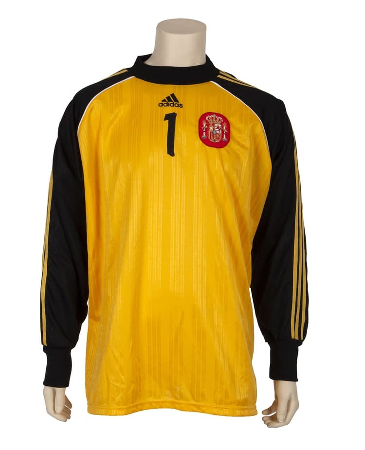 Equipación de portero de España 1999