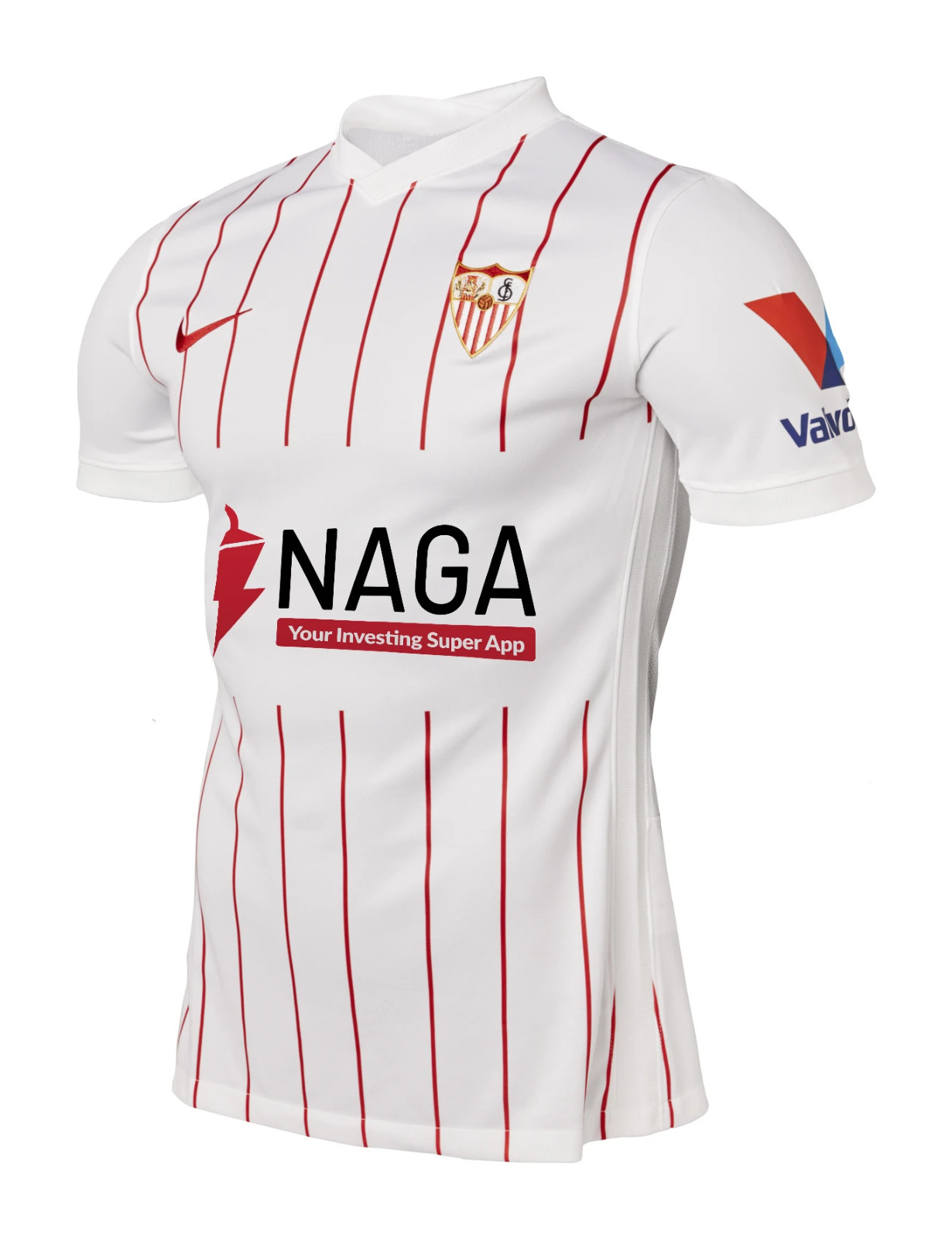 Primera equipación de Sevilla FC 21-22