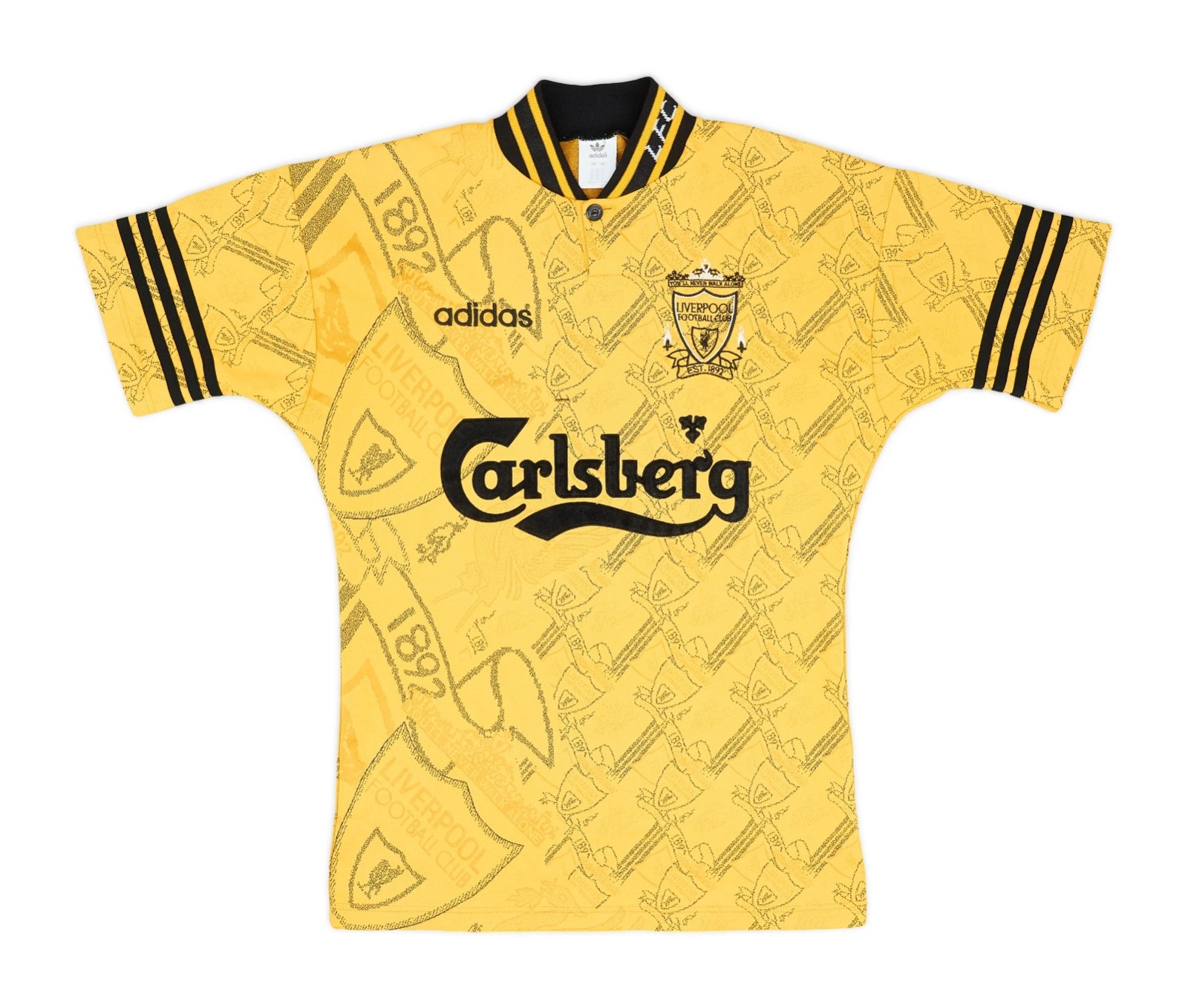 Tercera equipación de LiverpoolFC 94-95