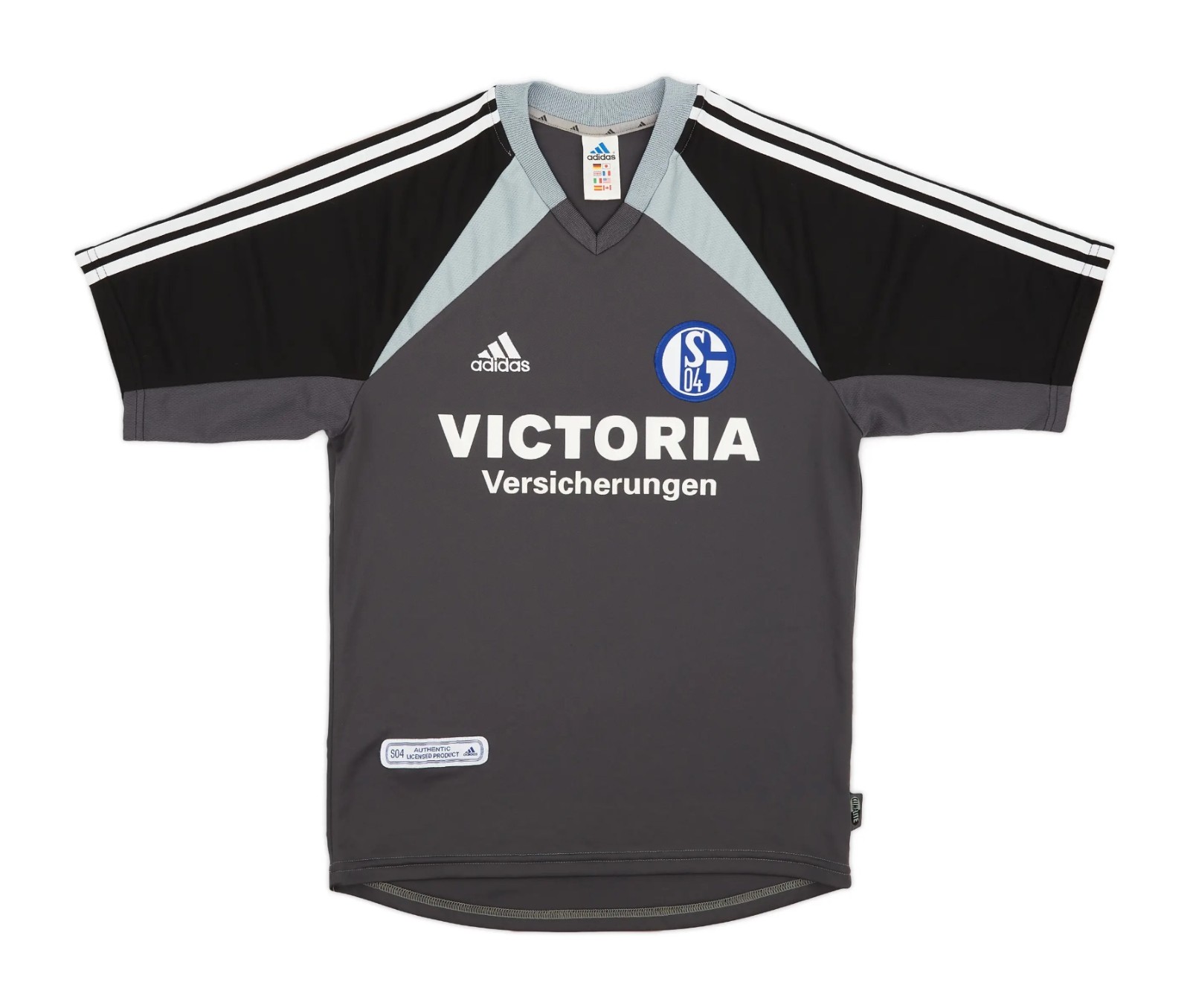 Segunda equipación de Schalke 04 01-02