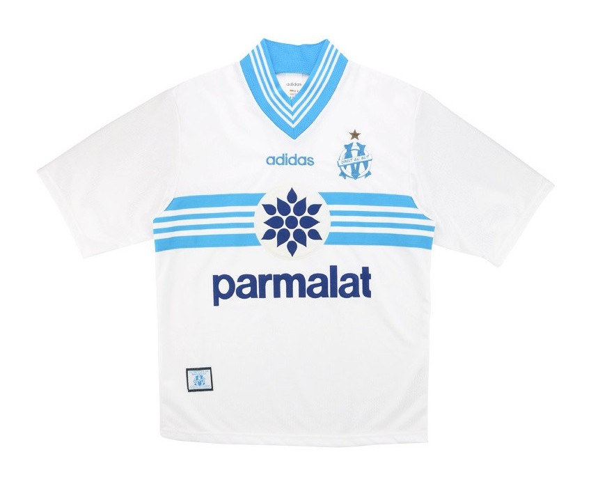 Primera equipación de Olympique de Marsella 96-97