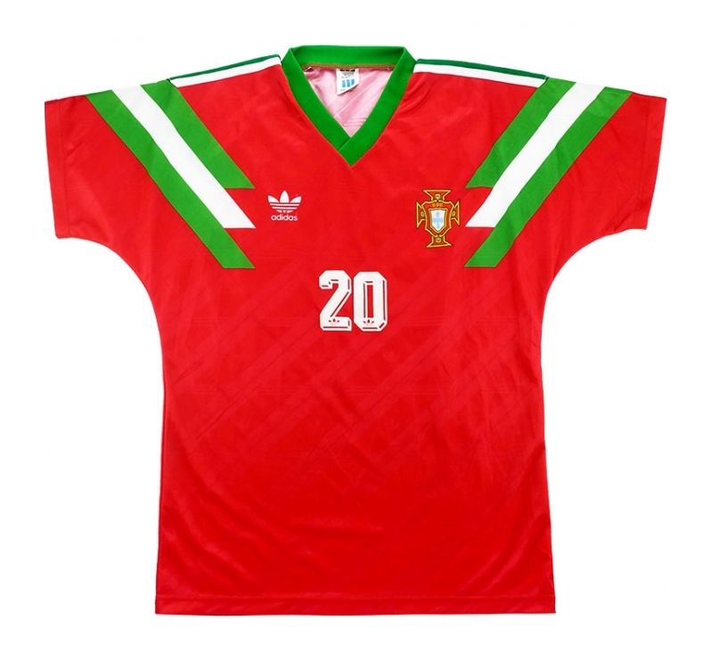Primera equipación de Portugal 91-92
