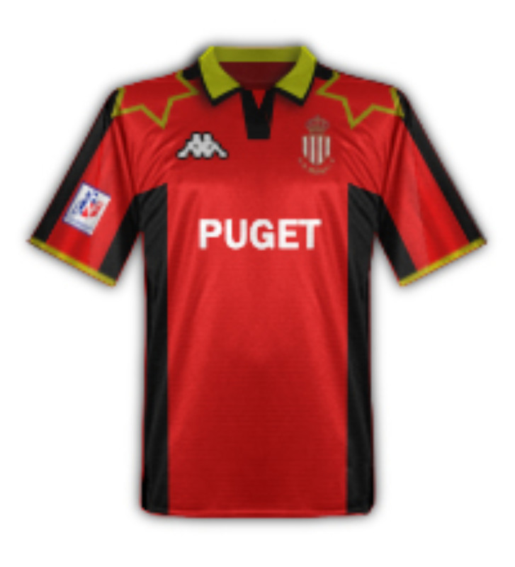 Tercera equipación de Monaco 98-99