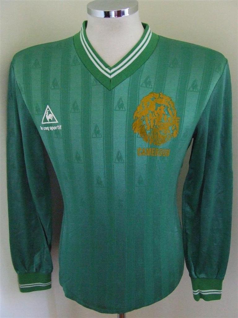 Segunda equipación de Camerún 1987