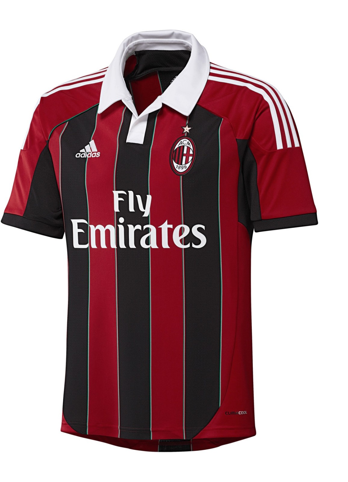 Primera equipación de Milan 12-13