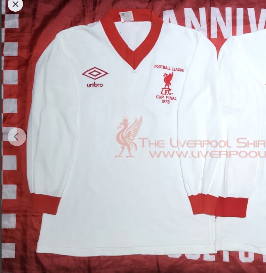 Equipación especial de LiverpoolFC 77-78