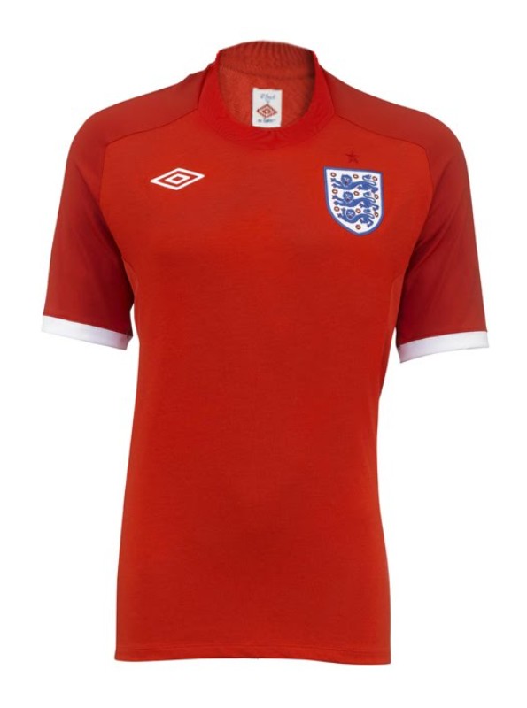 Segunda equipación de Inglaterra 2010
