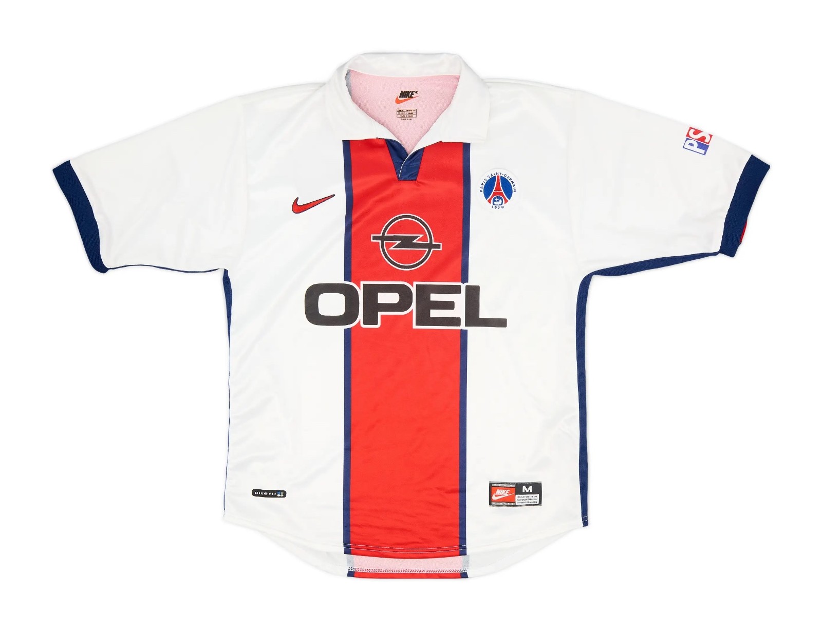 Segunda equipación de Paris Saint-Germain 98-99
