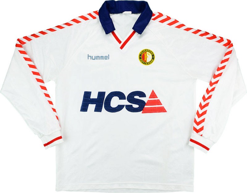 Segunda equipación de Feyenoord 89-90