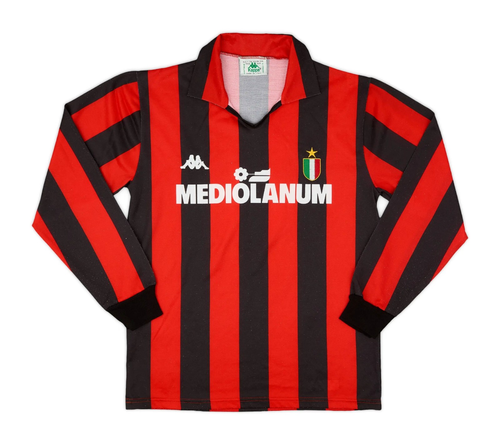 Primera equipación de Milan 88-89