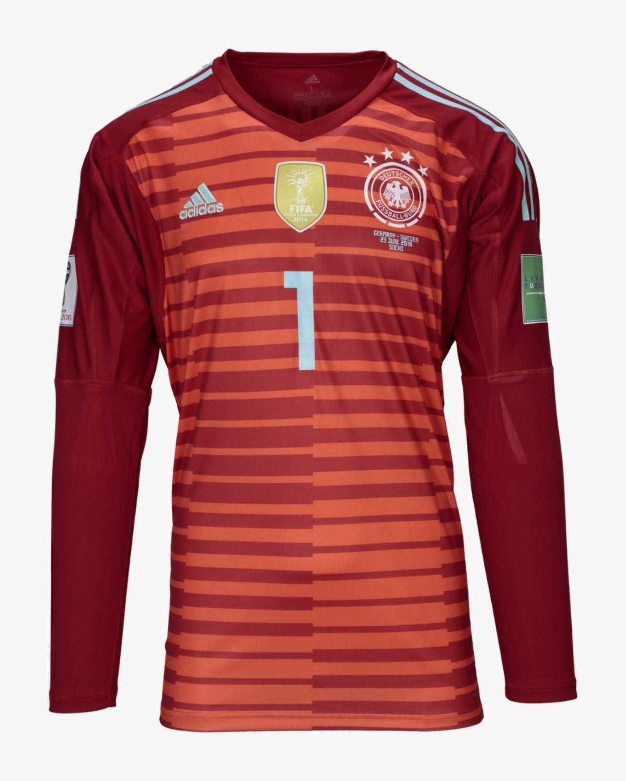 Equipación de portero de Alemania 2018