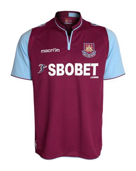 Primera equipación de West Ham United 12-13