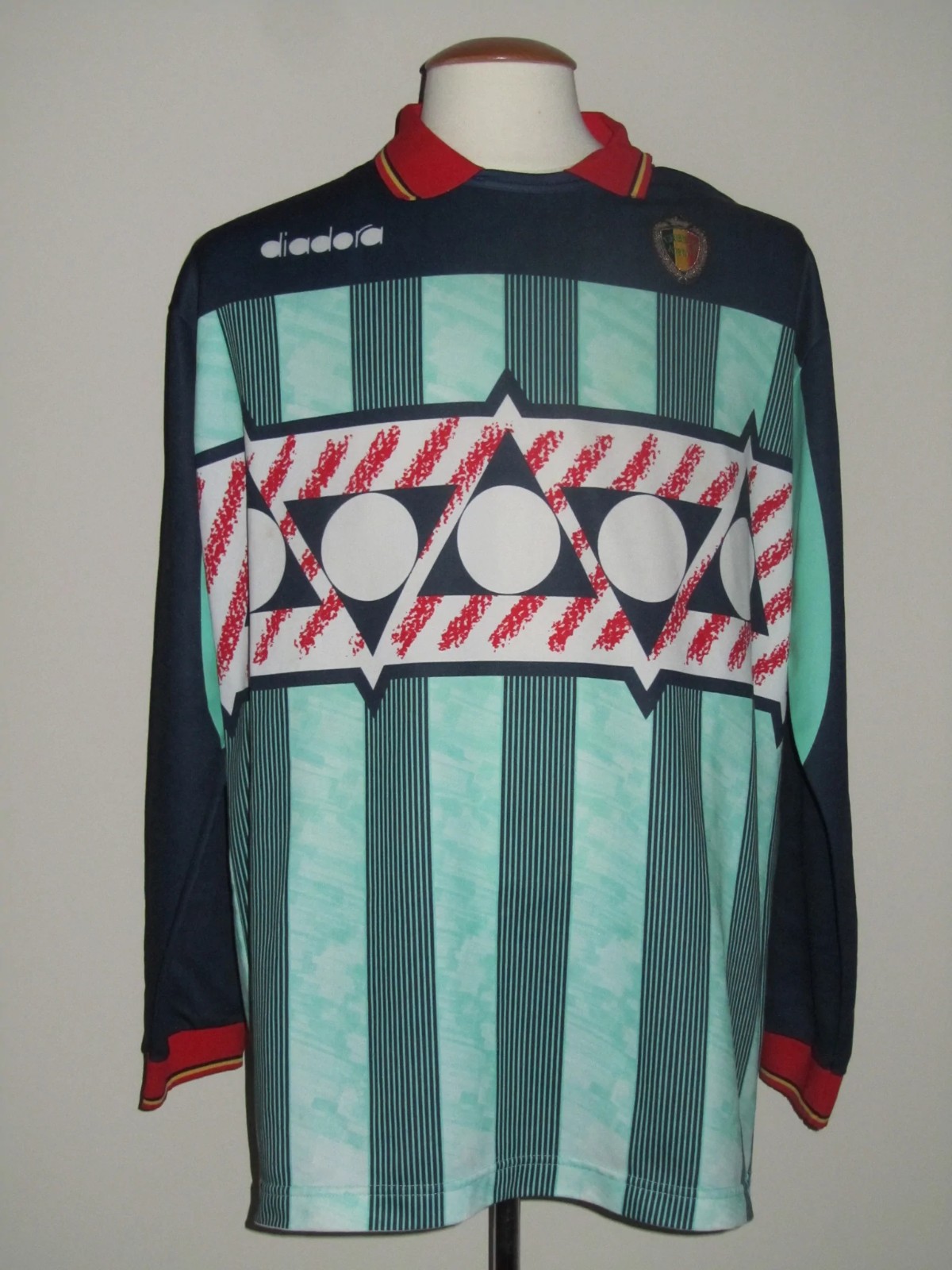 Equipación de portero de Bélgica 1994