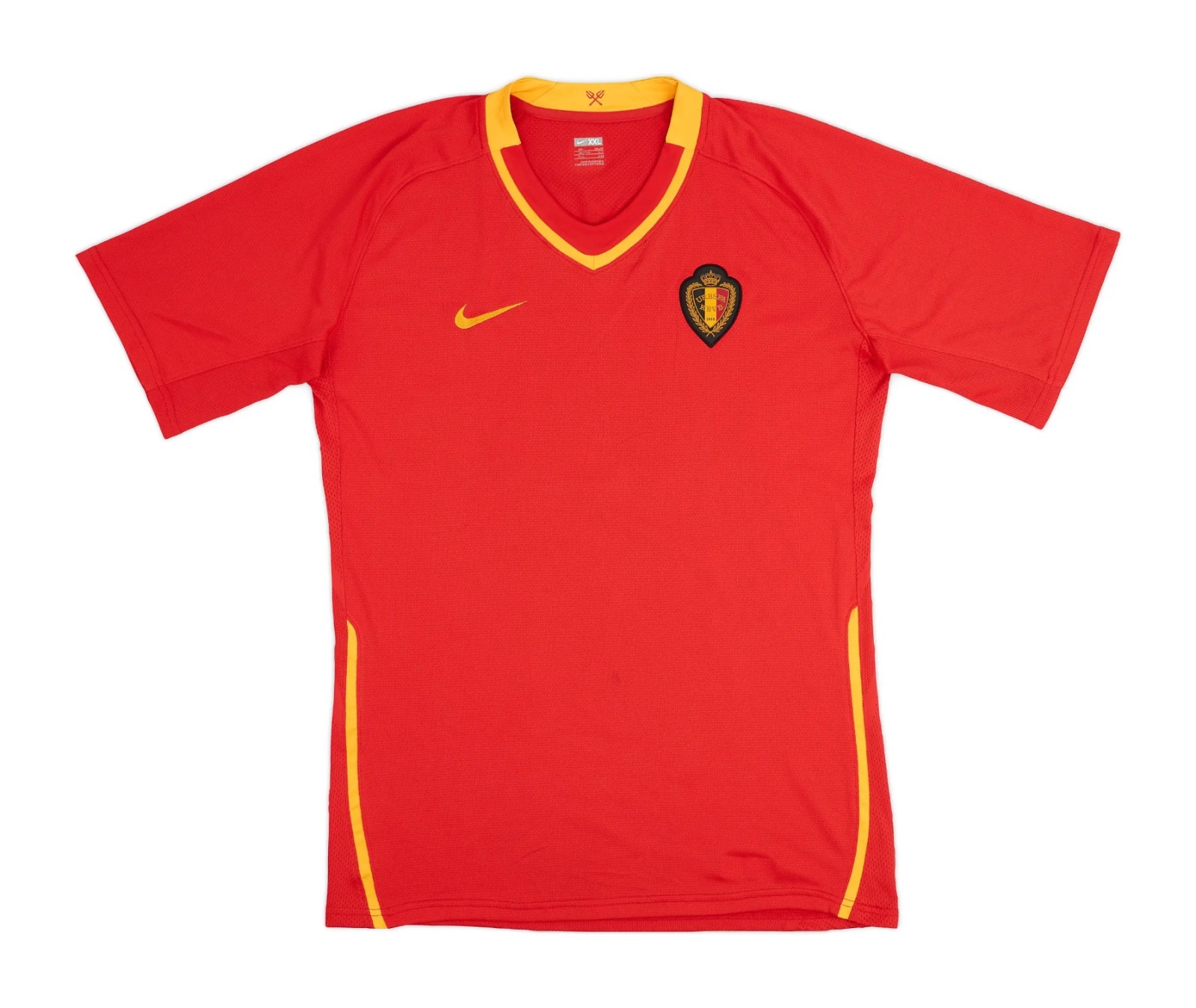 Primera equipación de Bélgica 2008