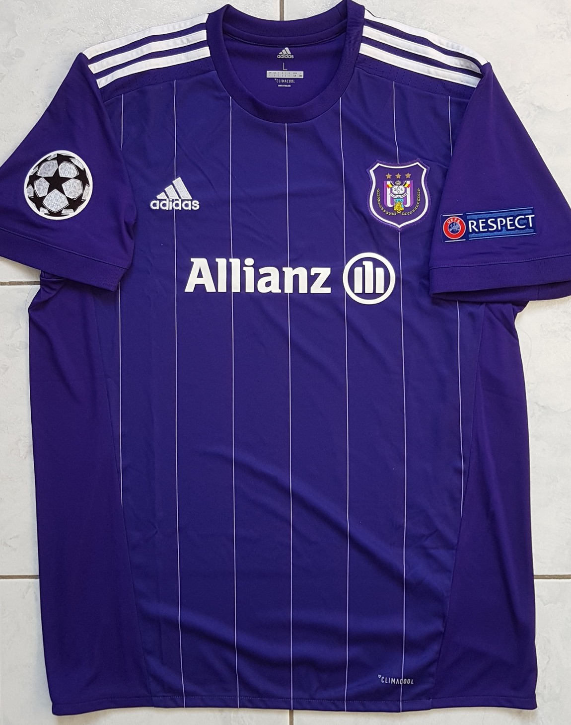 Equipación especial de Anderlecht 17-18
