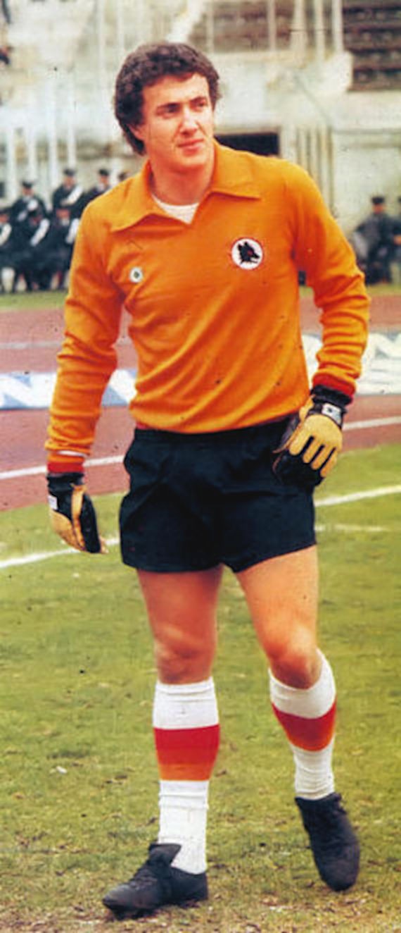 Equipación de portero de Roma 79-80