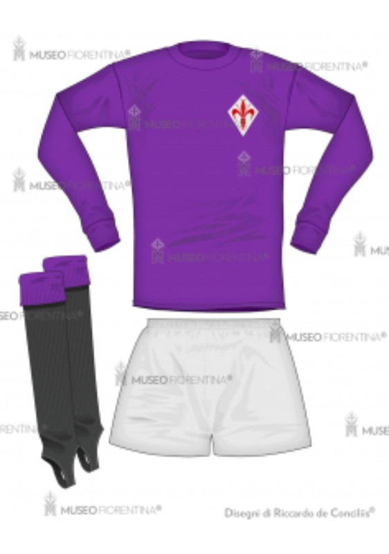 Primera equipación de Fiorentina 1950-53