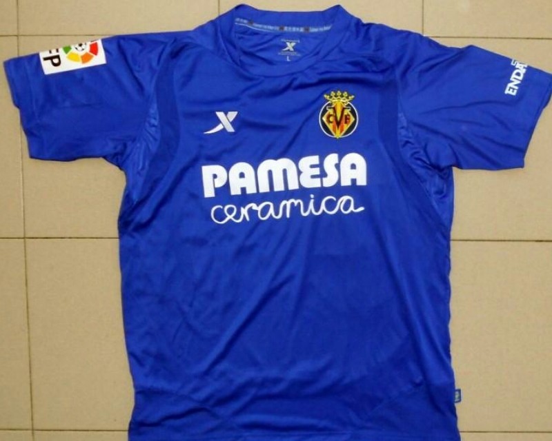 Segunda equipación de Villarreal 13-14