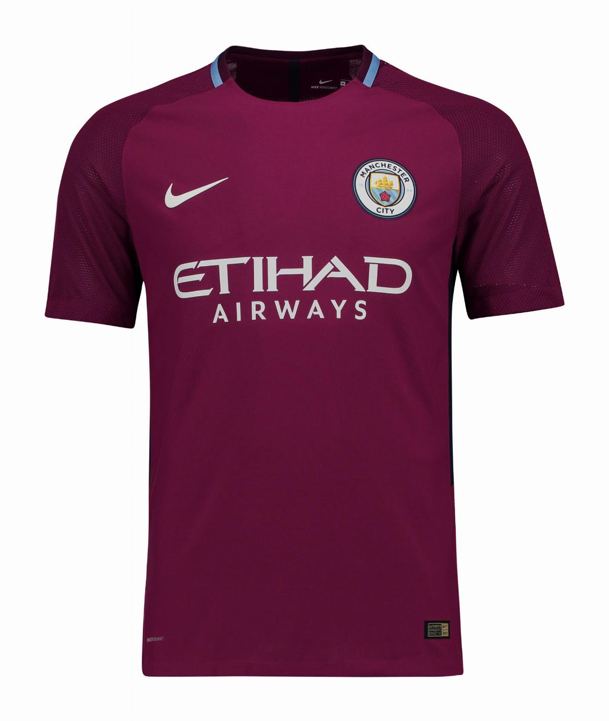 Segunda equipación de Man City 17-18