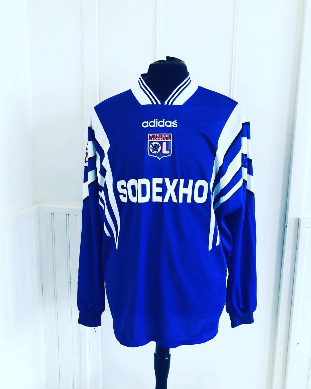 Segunda equipación de Olympique de Lyon 96-97
