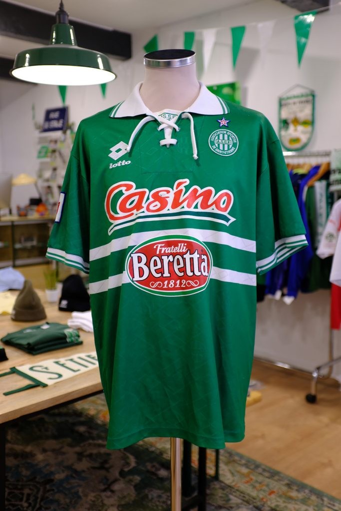 Primera equipación de Saint-Étienne 96-97