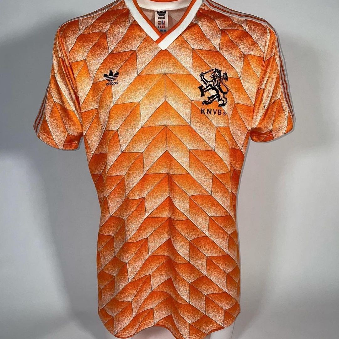 Primera equipación de Países Bajos 1988