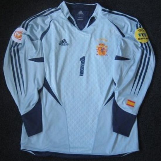 Equipación de portero de España 2004