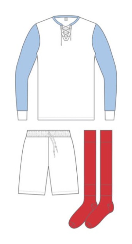 Segunda equipación de LiverpoolFC 1923-24