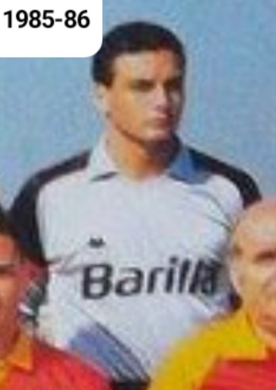 Equipación de portero de Roma 85-86