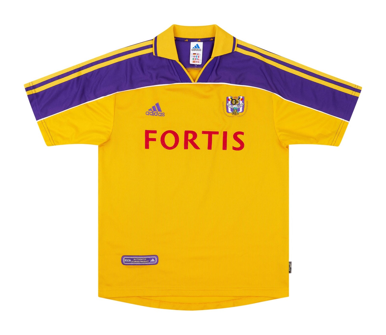 Tercera equipación de Anderlecht 01-02