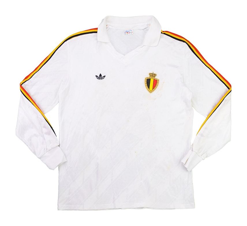 Segunda equipación de Bélgica 1986