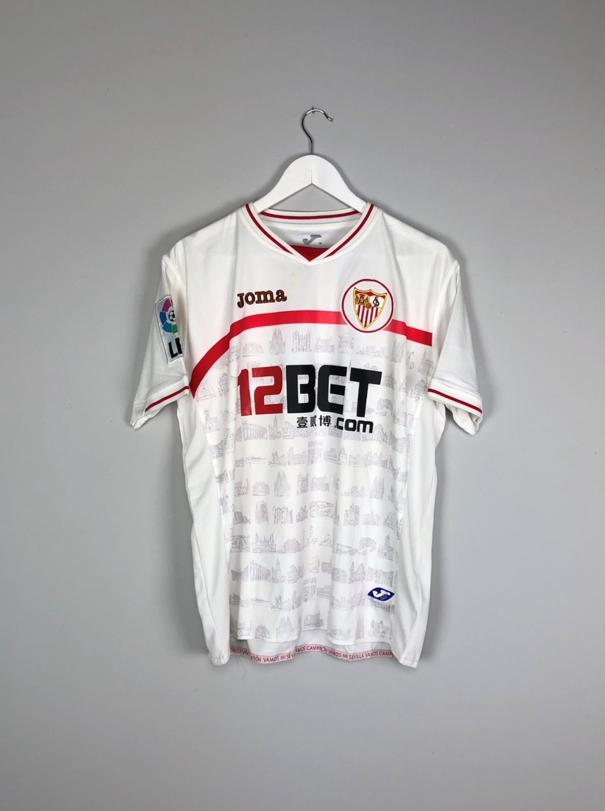 Primera equipación de Sevilla FC 10-11