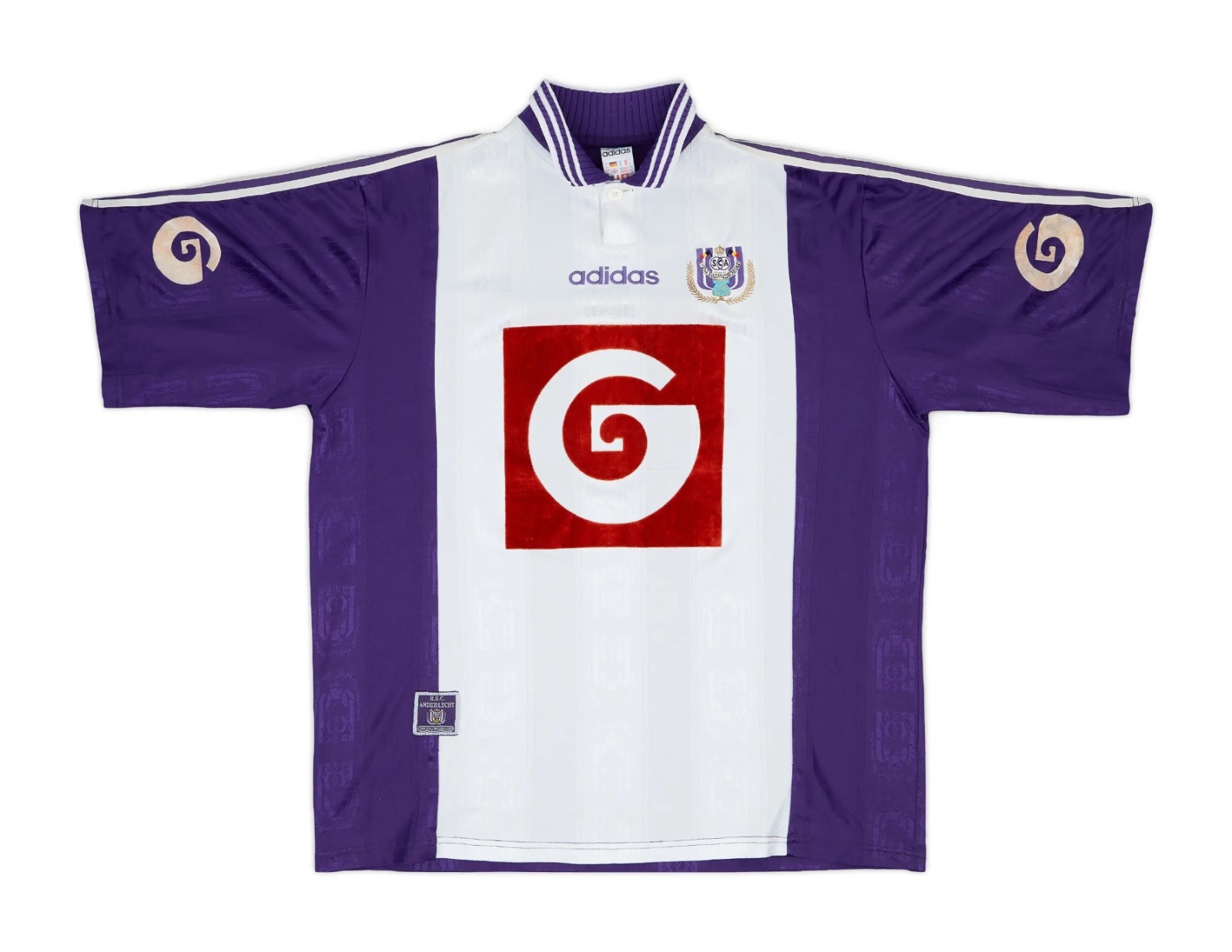 Primera equipación de Anderlecht 97-98