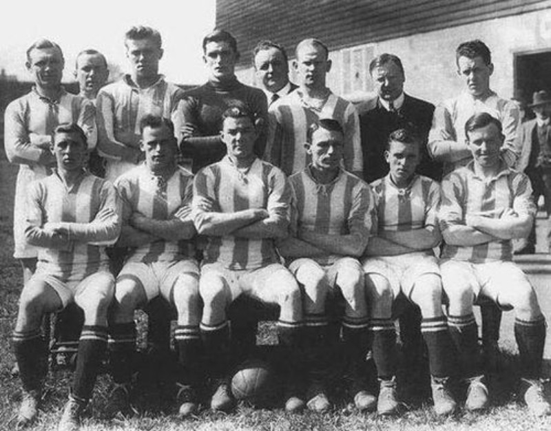 Primera equipación de Leeds 1920-21