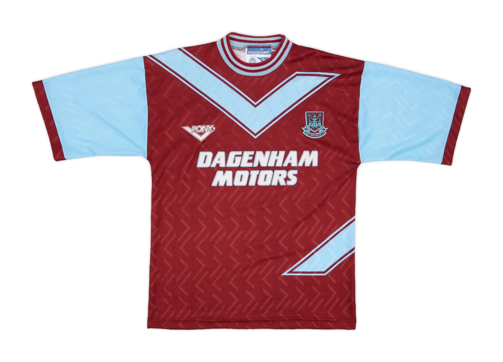 Primera equipación de West Ham United 93-94